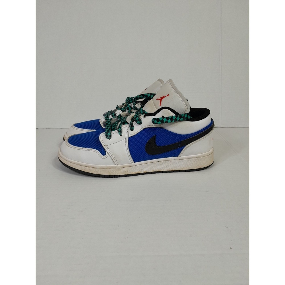 Jordan 1 Low SE "White Hyper Royal" Formula 23 Pack Youth 7 Y ( Women 8.5 )